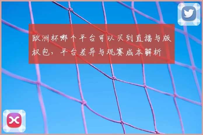 欧洲杯哪个平台可以买到直播与版权包，平台差异与观赛成本解析