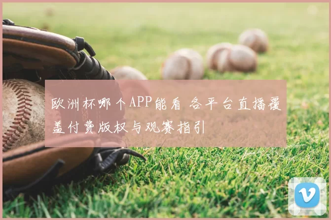 欧洲杯哪个APP能看 各平台直播覆盖付费版权与观赛指引